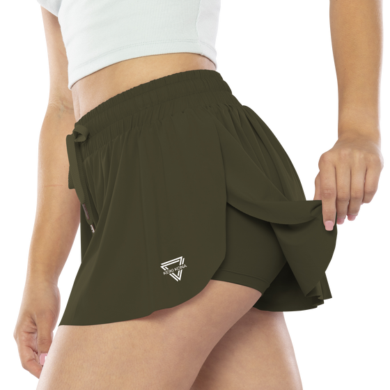 2-in-1 Flowy Fitness Shorts