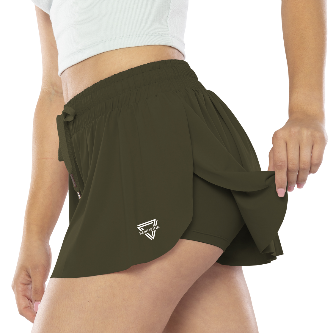 Girls Flowy Fitness Shorts Keiki Kona