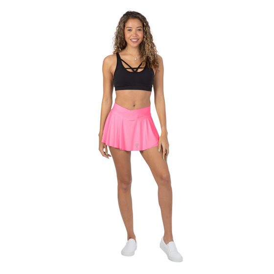 Layered Cross Waist Skirt