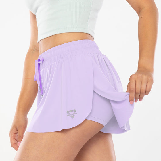 Butterfly Shorts 2 In 1 Flowy Shorts For Women With Pocket Kiki Kona Shorts  Athletic Shorts Workout Running Tennis Skater