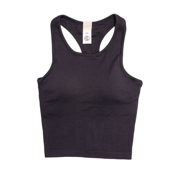 Ribbed Racerback Tank Top
