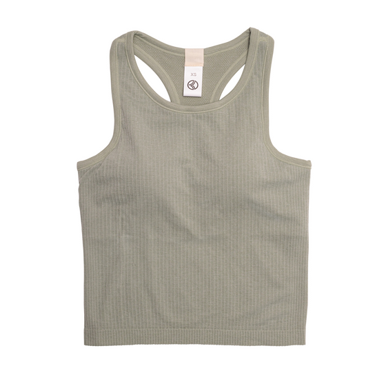 Ribbed Racerback Tank Top