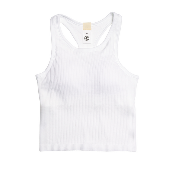 Ribbed Racerback Tank Top