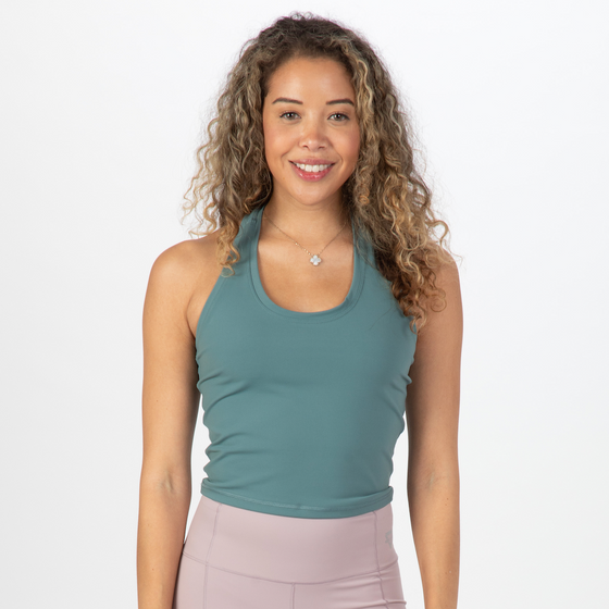 Racerback Crop Tank Top