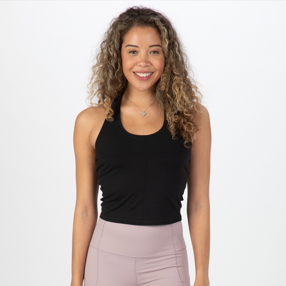 Racerback Crop Tank Top