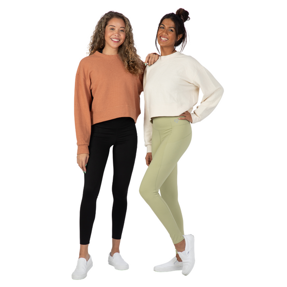 Cropped sweater 2025 and leggings